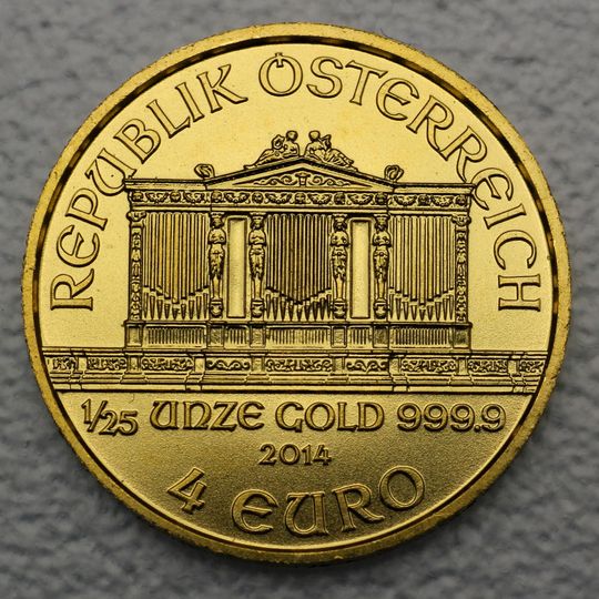 1/25oz Wiener Philharmoniker Goldmünze