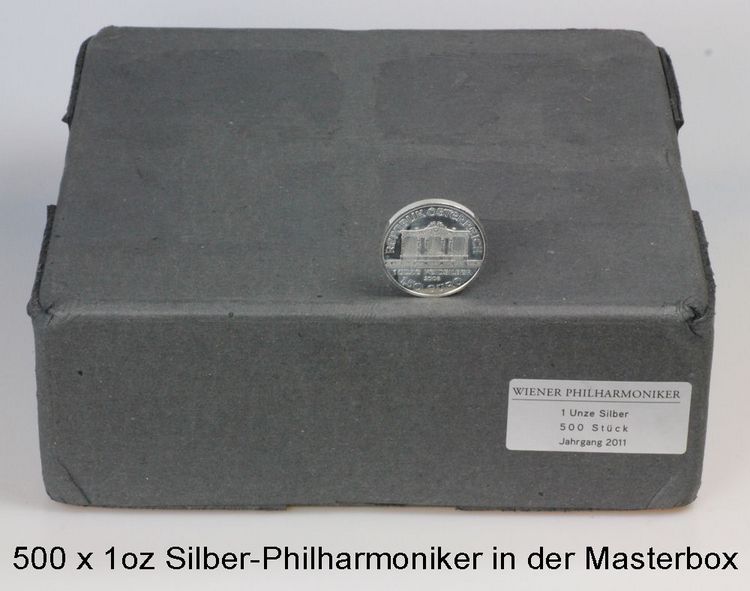 Wiener Philharmoniker Silber 500er Masterbox