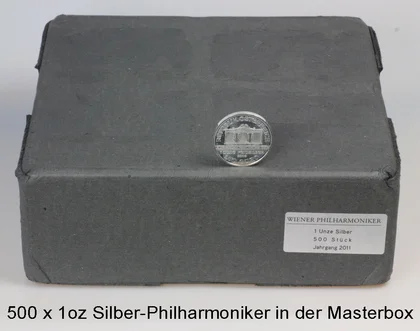Wiener Philharmoniker Silber 500er Masterbox