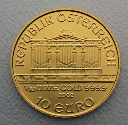 1/10 oz Wiener Philharmoniker Goldmünze