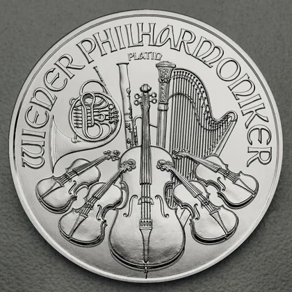 Wiener Philharmoniker Platinmünze